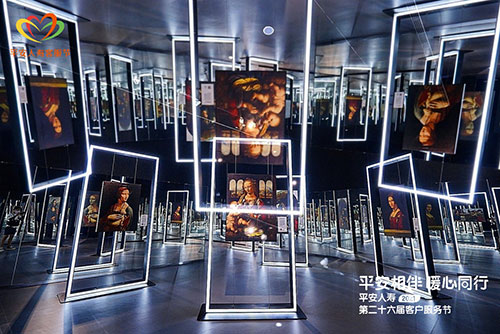 乐清致敬达芬奇光影艺术展览展会活动拍摄